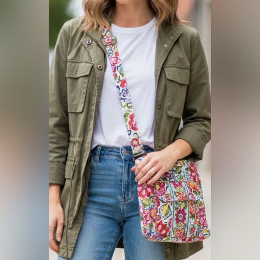 VERA BRADLEY Floral Crossbody Bag